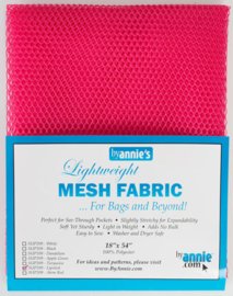 Mesh Fabric - Lipstick - By Annie
