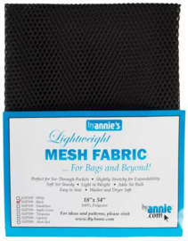 Mesh Fabric - Black - By Annie