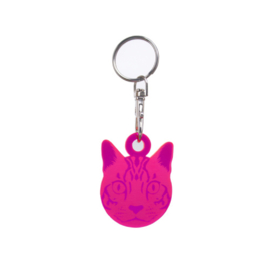 Cat Fob - sleutelhanger - Tula Pink  - Acryl