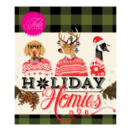 Fat Quarter Bundel (19)- Holiday Homies Flannel - Tula Pink