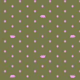 Bear Hug - Aurora - PWTP101 - Tula Pink