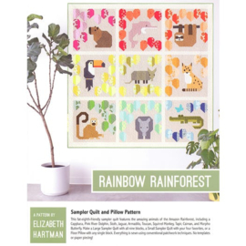Rainbow Rainforest - pattern - Elizabeth Hartman