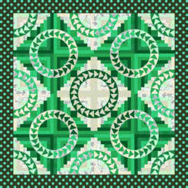 The Beach House - Shamrocks - Quiltkit - Tula Pink/Quiltworx