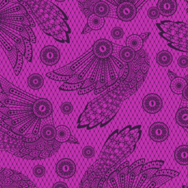 Raven Lace - Oleander - PWTP207 - Tula Pink
