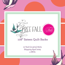 FREE FALL  - 108" wide backing PRE-ORDER 