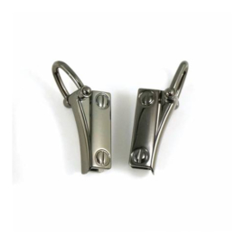 Gunmetal - Strap Clip with D-Ring - 2 Pack - Emmaline Bags