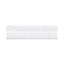 Fold-over Elastic - 20 mm - wit