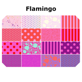 Flamingo - mix 16 FQ True Colors - Tula Pink