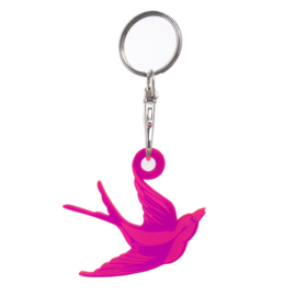 Bird Fob - keychain - Tula Pink - Acrylic