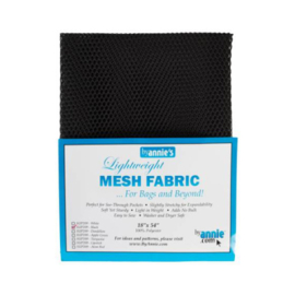 Mesh Fabric - Black - By Annie