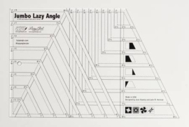 Jumbo Lazy Angle Liniaal - Jaybird Quilts - Lazy Girl Design