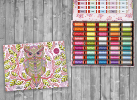 Tula Pink 50th Collection Box - Aurifil  + gratis Tula Pink TAS
