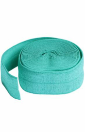 Fold over Elastic - Turquoise - 2 meter - By Annie