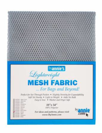 Mesh Fabric - Pewter - By Annie