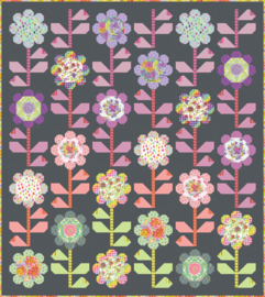 Blooming Bouquet Quilt - kit - LIGHT or DARK - Tula Pink