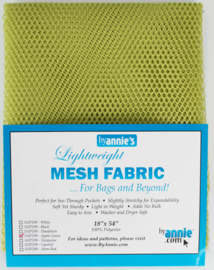 Mesh Fabric - Apple Green - By Annie