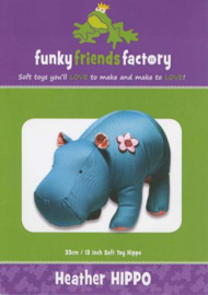 Heather Hippo - patroon - Funky Friends Factory