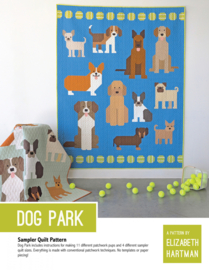 Dog Park - EH076 - patroon - Elizabeth Hartman