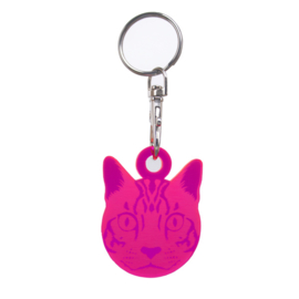 Cat Fob - keychain - Tula Pink  - Acrylic