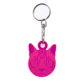 Cat Fob - sleutelhanger - Tula Pink  - Acryl