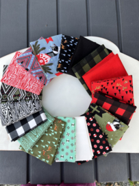 Fat Quarter Bundel (19) - Holiday Homies Flannel - Tula Pink