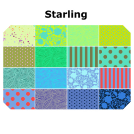 Starling - mix 16 FQ True Colors - Tula Pink