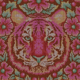 Crouchin Tiger - Tourmalin - PWTP077 - Tula Pink