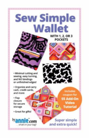 Sew Simple Wallet - PBA304 - By Annie