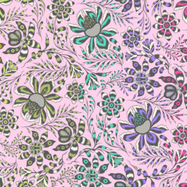 108" Backing - Super Wild Vine - Blush - QBTP016 - 1.30 m