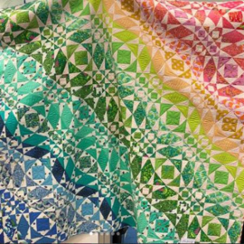 Rainbow - Waves Quilt - Zuma - Tula Pink