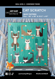 Cat Scratch Quilt- kit - stoffen Tula Pink