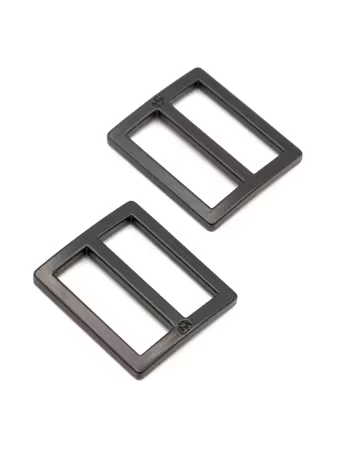 Slider Widemouth (2) - Black - 1 inch - By Annie
