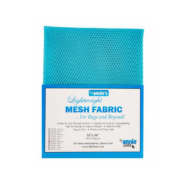 Mesh Fabric - Parrot Blue - By Annie