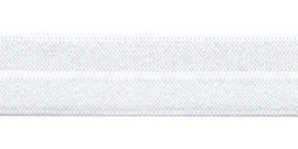 Fold-over Elastic - 20 mm - white