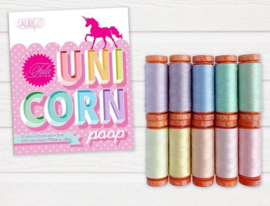 Unicorn Poop - 10 klosjes - Aurifil /Tula Pink
