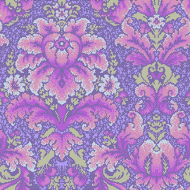 Damask Dot - Violet - PWTP189 - Tula Pink