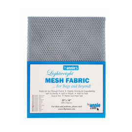 Mesh Fabric - Pewter - By Annie