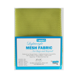 Mesh Fabric - Apple Green - By Annie