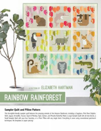 Rainbow Rainforest - pattern - Elizabeth Hartman