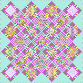 Cats Cradle Quilt - patroon free download Juli 24