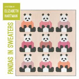 Pandas in Sweaters - patroon - Elizabeth Hartman