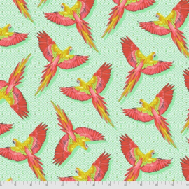 Macaw Ya Later - Mango - PWTP170 - Tula Pink