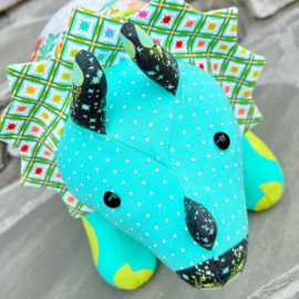 Tristan & Trixie Triceratops - patroon - Funky Friends Factory