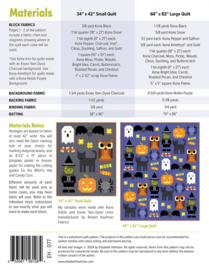 Happy Halloween - EH077 - pattern - Elizabeth Hartman