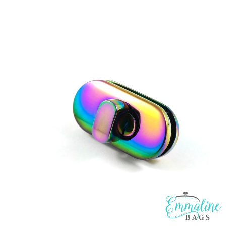 Rainbow - 1 Small Turn Lock - Emmaline Bags
