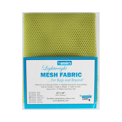 Mesh Fabric - Apple Green - By Annie