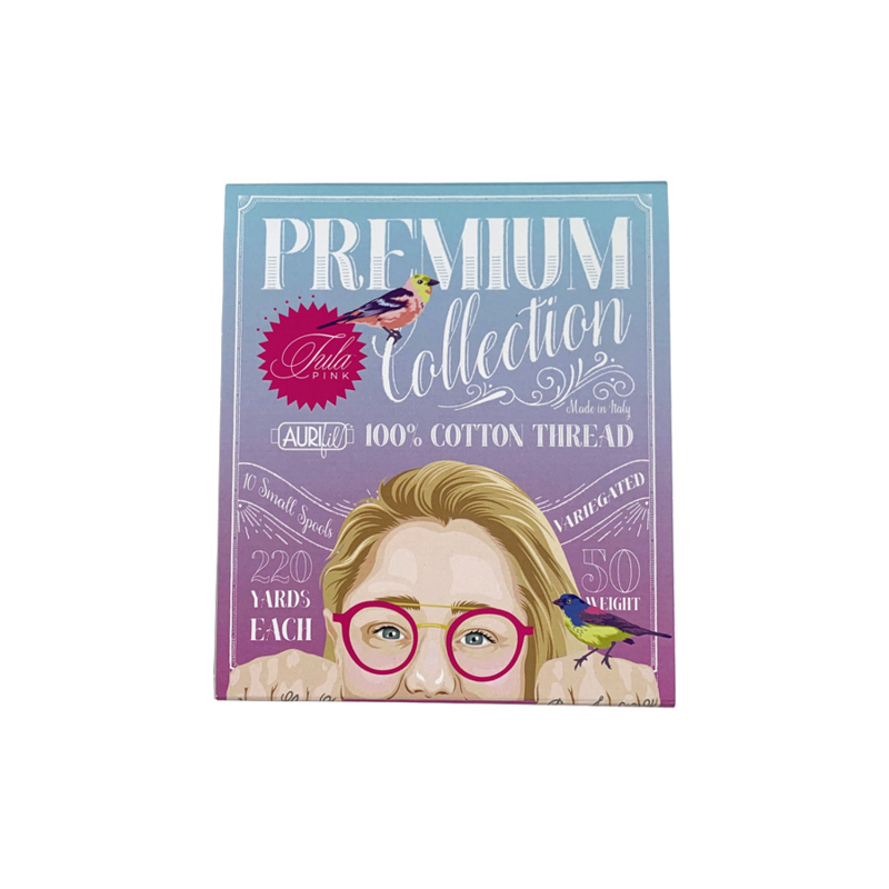 Premium Collection Tula Pink - Variegated - box 10  spools - Aurifil