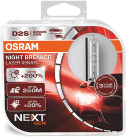 Osram nightbreaker D2S set van 2 lampen