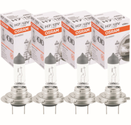 Osram H7 halogeen gloeilamp 4x