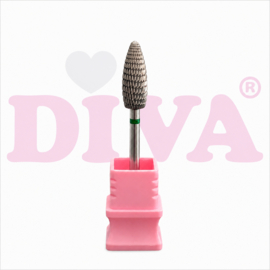 DIVA Carbide Freesbit Conisch Afgerond – Groen